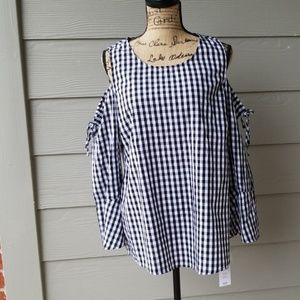 Plaid Cold should blouse